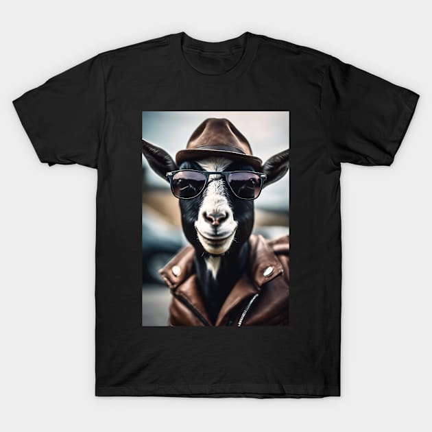 funny goat T-Shirt by helintonandruw